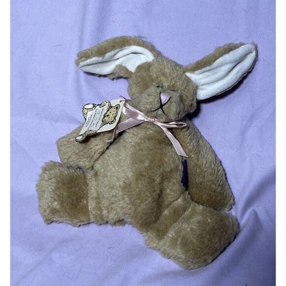 The Boyds Collection Bears in the Attic “Lenora Flatstein” Stuffed Plush Rabbit - Picture 1 of 4